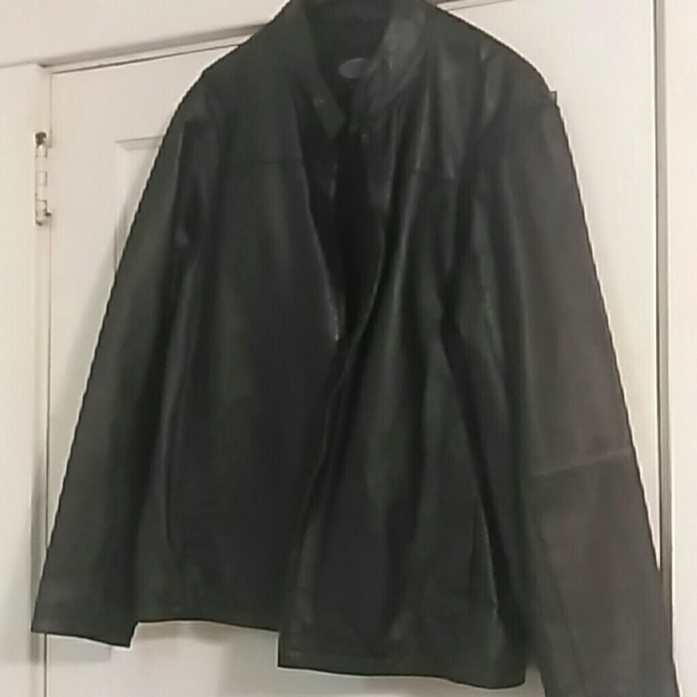 Burnside Leather jacket! NWOT,  sz L